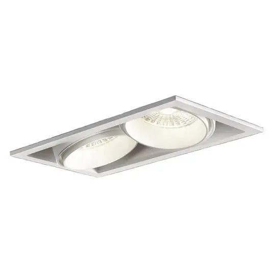 Ghost+ 2 focos empotrables 18 W 2700/3000 K blanco - LIGHT-POINT Últimas Unidades