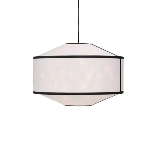 Kite 2B Lámpara Colgante Ø65 Blanco/Negro - New Works Precio De Oferta