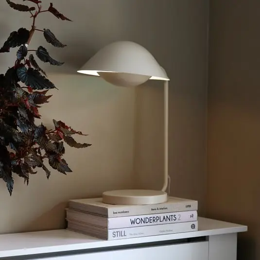 Freya Lámpara de Sobremesa Beige - Nordlux Lujoso