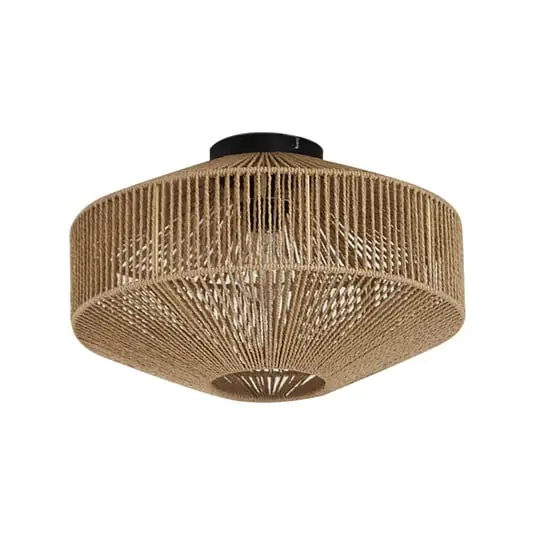 Sorino Lámpara de Techo Ø40 Madera - Lindby Lujoso