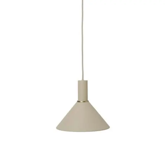 Collect Lámpara Colgante Cono Low Cashmere - Ferm Living Oferta Flash