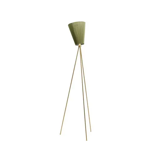 Oslo Wood Lámpara de Pie Oro/Olive - Northern Compra Hoy