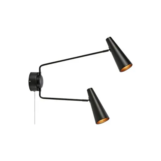 Peak 2 Aplique de Pared Black - Markslöjd Devolución Gratuita