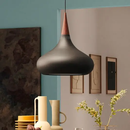 Orient Negro P1 Lámpara Colgante 3m Cable - Fritz Hansen Mayoreo