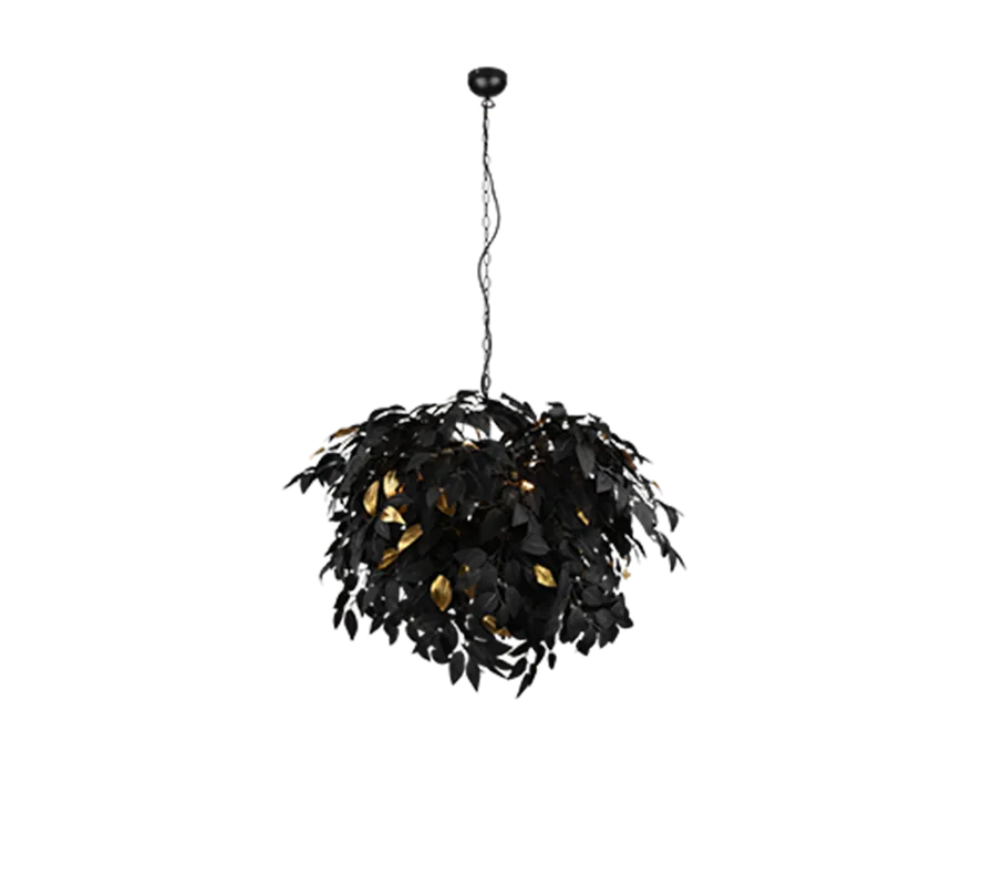 Precio De Oferta Trio Leavy lámpara negro R10464032
