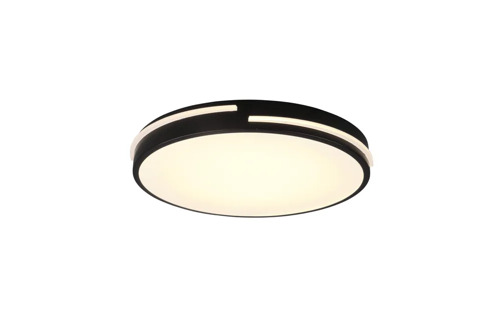 Liquidación Trio Tacoma Plafón LED de metal negro mate R62241132