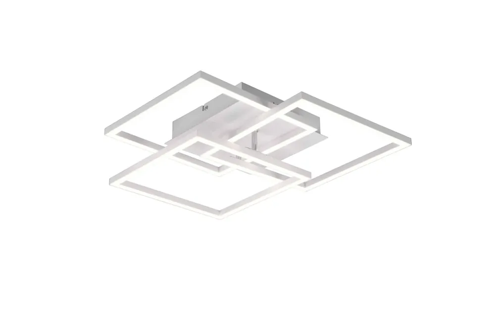 Trio Mobile Plafón LED de metal blanco mate R62883131 Descuento