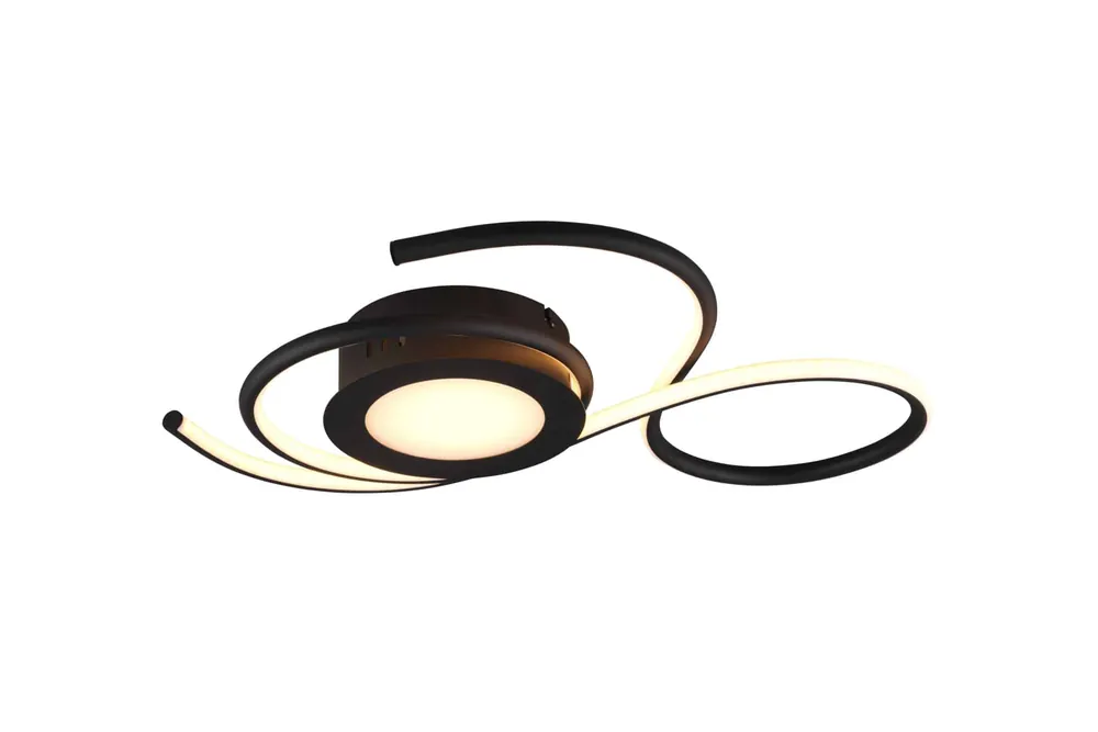 A Buen Precio Trio Jive Plafón LED de metal negro mate 623410232