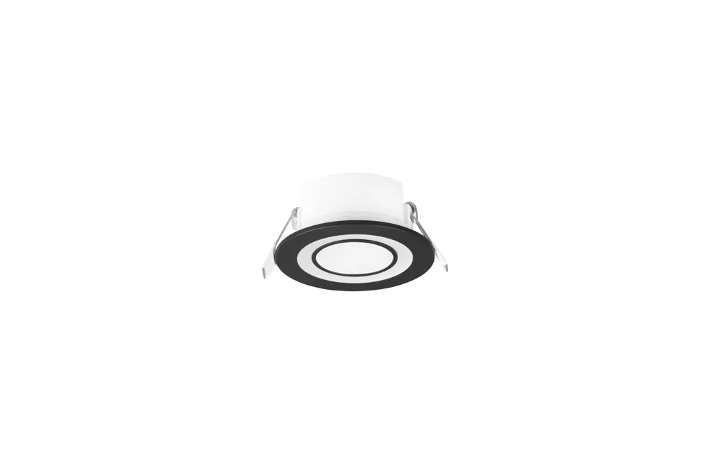 Trio Core Empotrable LED de plástico negro mate 652510132 Imprescindible (Must-Have)