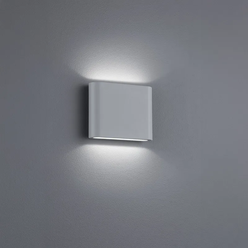 Auténtico Trio Thames Ii Aplique de pared exterior LED de aluminio titán 2275602