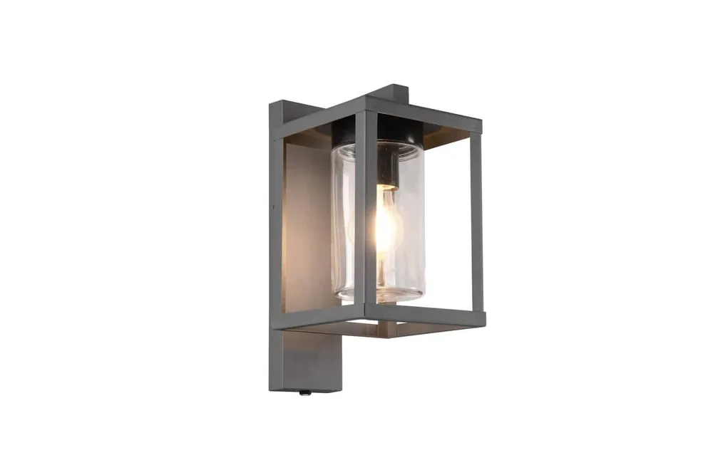 Trio Lunga Aplique de pared exterior de aluminio antracita 212060142 Envío Exprés