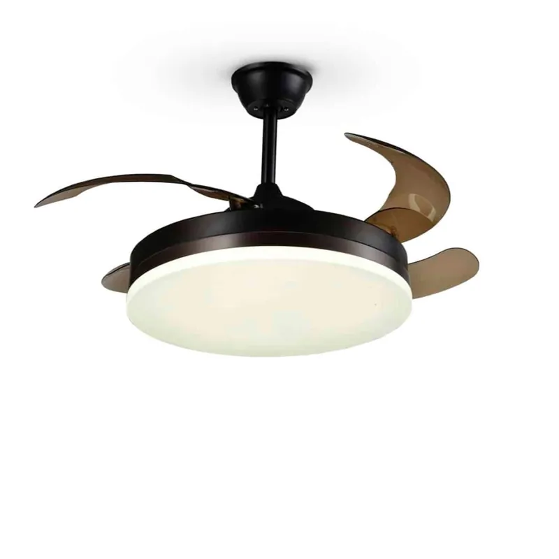 Últimas Unidades Schuller Vento Ventilador marrón y negro diámetro 50 168328