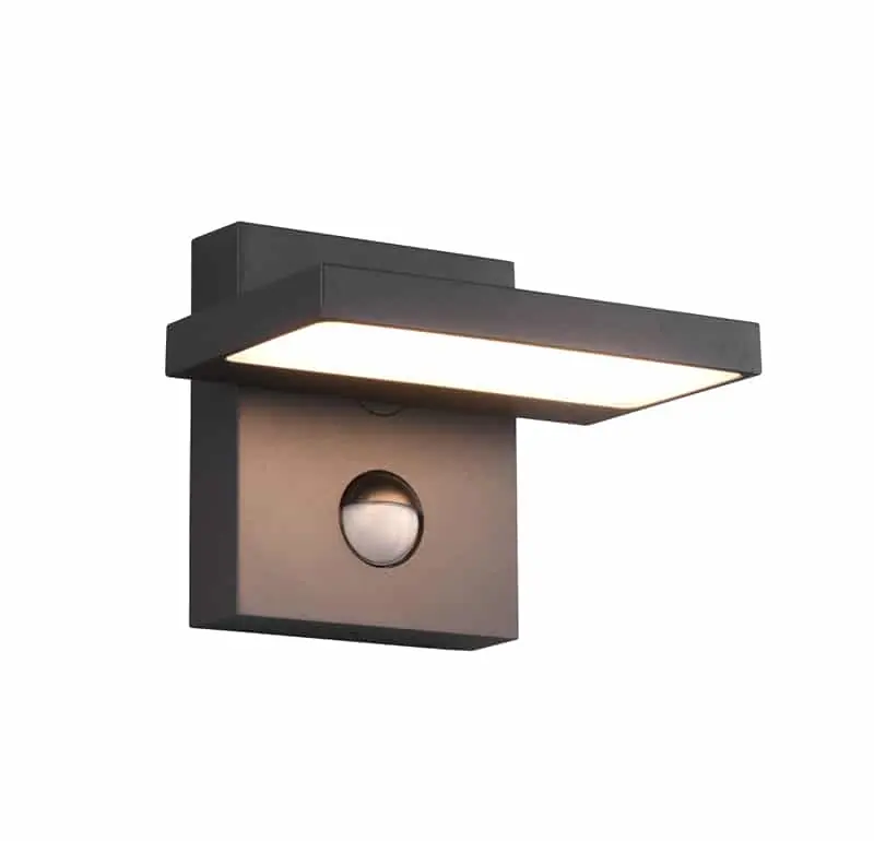 Profesional Trio Horton Aplique de pared exterior LED de aluminio antracita 226369