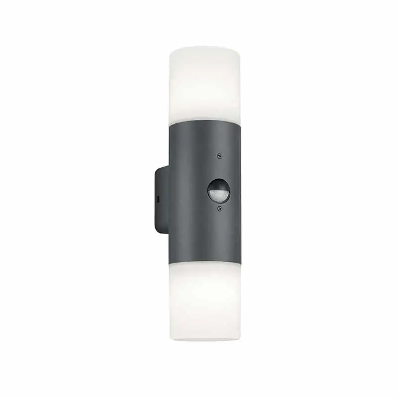 Venta Final Trio Hoosic Aplique de pared exterior de aluminio antracita 222260242
