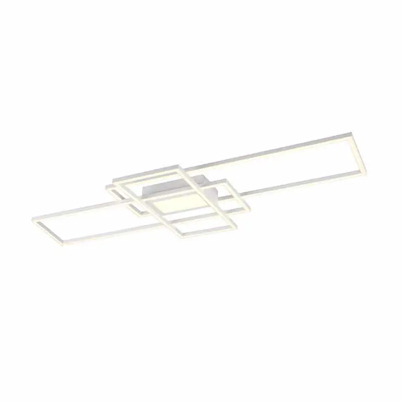 Exclusivo Trio Irvine Plafón LED de metal blanco mate 620010431