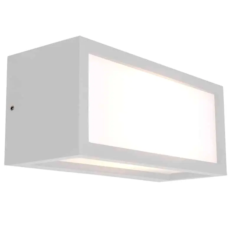 Lujoso Mantra Utah Aplique exterior E27 IP65 blanco 7051
