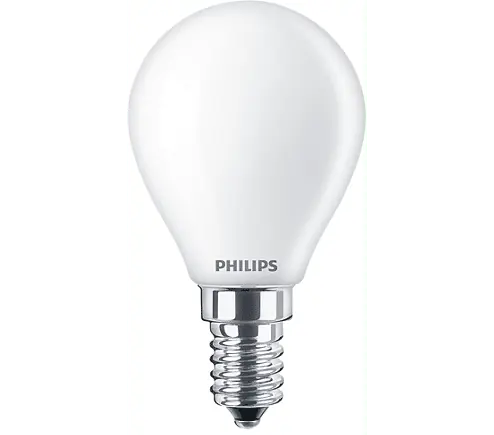Venta Final Philips Bombilla LED Esférica 4,3W E14 Cálida