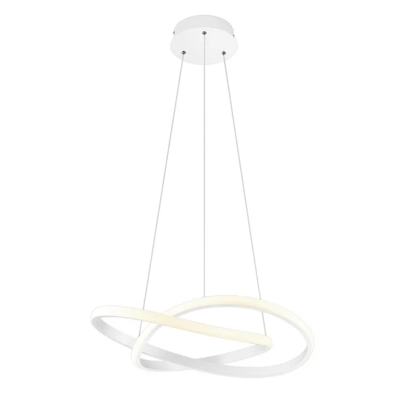 Garantía Incluida Trio Course Lámpara colgante de metal blanco mate R32051131