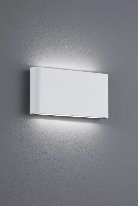 Trio Thames II Aplique de pared exterior LED 3000K arriba y abajo alum Envío Exprés