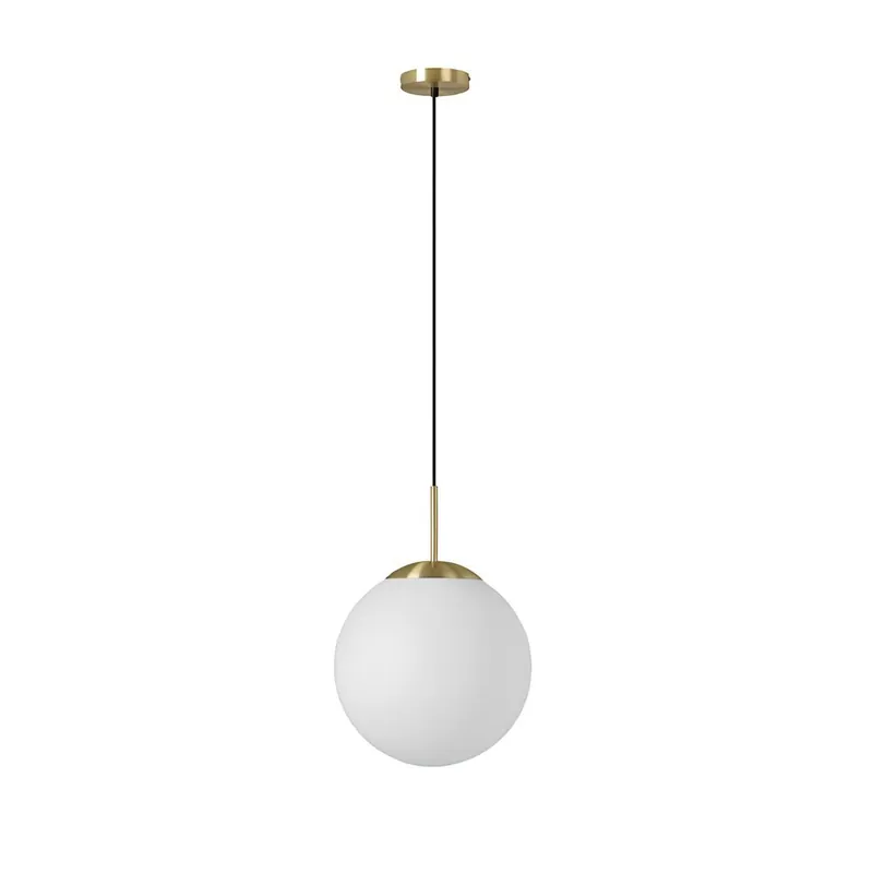 Solo Por Tiempo Limitado MDC RONDA Lámpara de techo colgante 1 luz bola opal dorado mate 577766