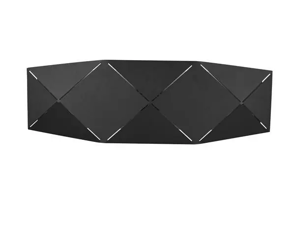 Entrega Rápida Trio Zandor Aplique de pared LED de metal negro mate 223510232