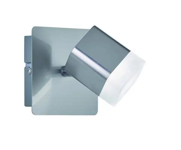 Comprar En Línea Trio Roubaix Foco LED de metal níquel mate R82151107