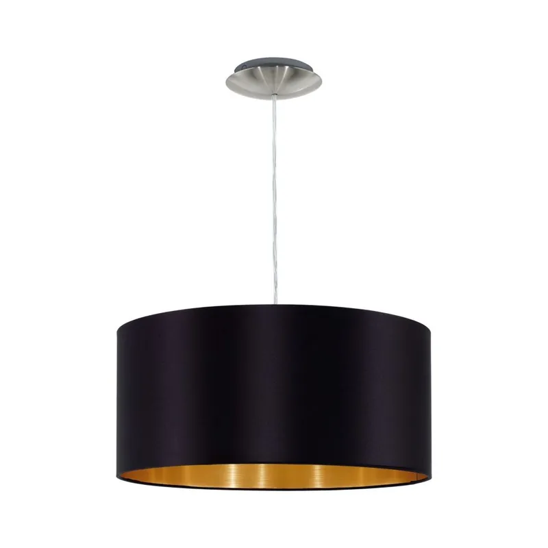 Rebajas EGLO MASERLO 31599 Lámpara colgante negro, oro