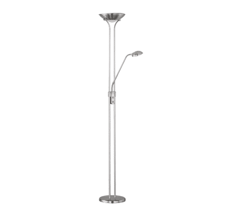 Trio Spock Lámpara de pie LED 180cm 3000K metal níquel mate R42292107 Venta Final