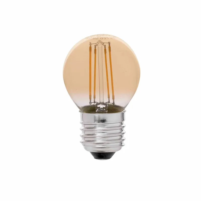 Faro Bombilla G45 FILAMENTO ÁMBAR LED E27 4W 2200K 17493 Descuento
