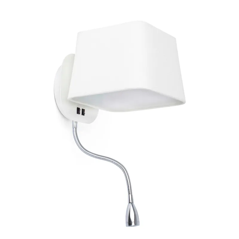 Faro Sweet 29950 Aplique 2L LED blanco y pantalla blanco Oferta Limitada
