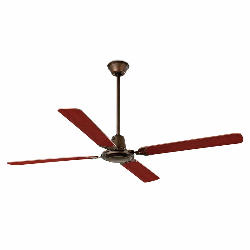 Liquidación Faro Malvinas Ventilador marrón 4 palas 33111