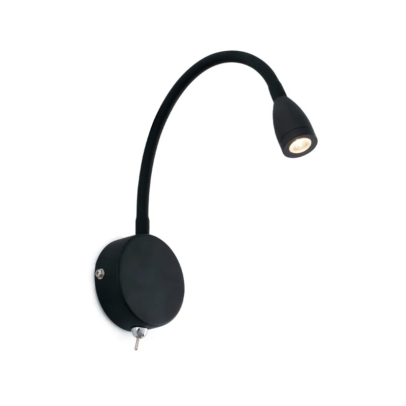 Faro Loke 41020 Aplique 1L LED metal negro Alta Calidad