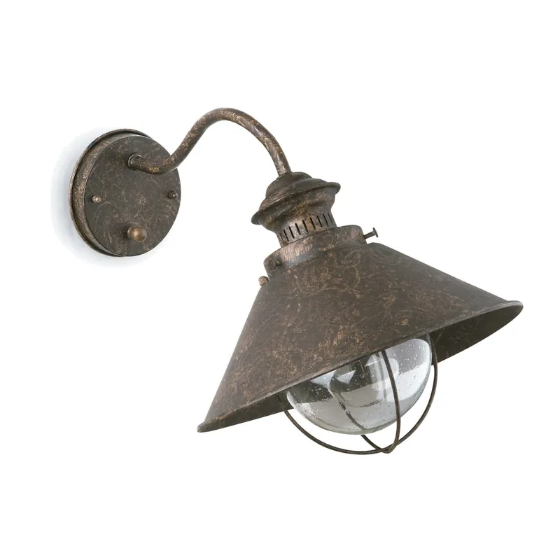 Faro Nautica 71110 Nautica Aplique clasico marrón oxido 1 luz Máxima Calidad