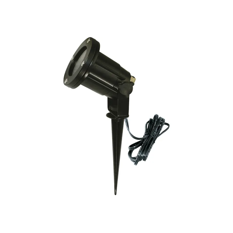 Ocasión Especial Faro Tono 73150 Tono Estaca negra exterior 1 luz halógeno