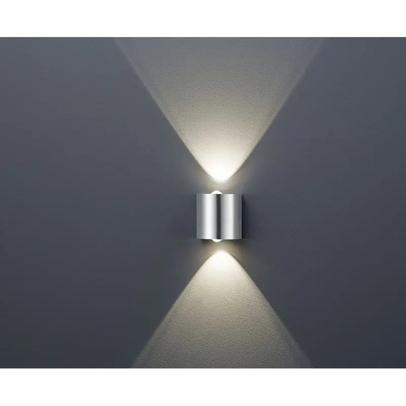 Mejor Calidad Trio Wales Aplique de pared LED de metal níquel mate 225510207