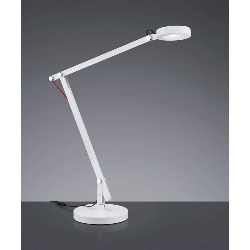Trio Amsterdam Sobremesa LED de metal blanco 527920101 Envío Internacional