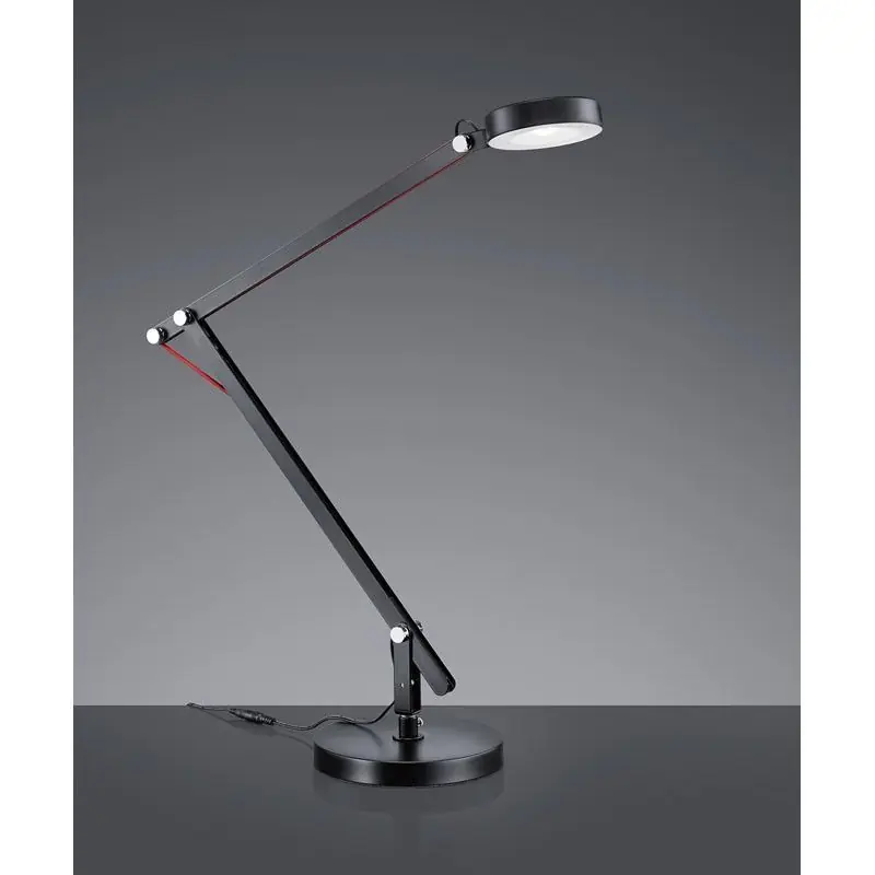 Barato Trio Amsterdam Sobremesa LED de metal negro 527920102