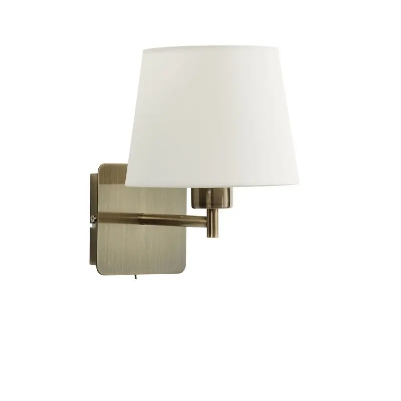 Venta Final MDC MAILAND Aplique pared E27 dorado y pantalla 575594427