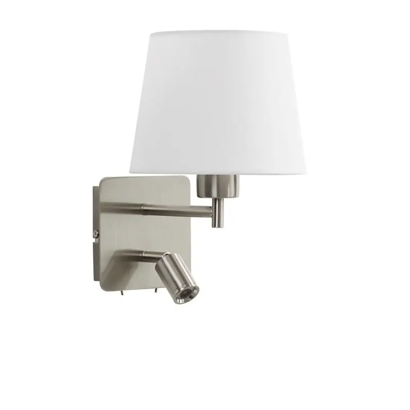 Precio Reducido MDC Mailand Aplique de pared LED con lector orientable cromo 575573525
