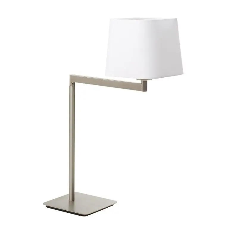 MDC FINESS S 575819760 Lámpara mesa FINESS S E27 (níquel mate) Envío Inmediato