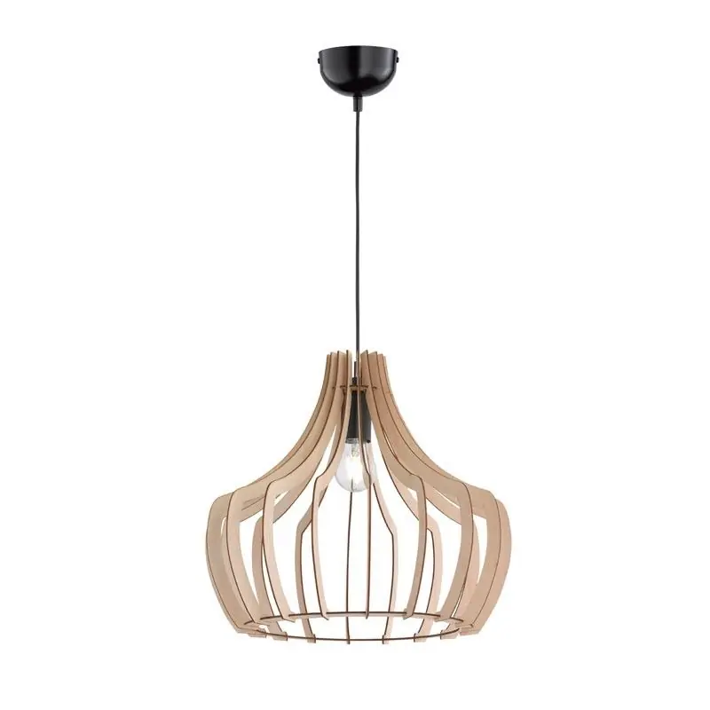 Trio Wood Lámpara colgante de madera color madera R30253830 A Buen Precio