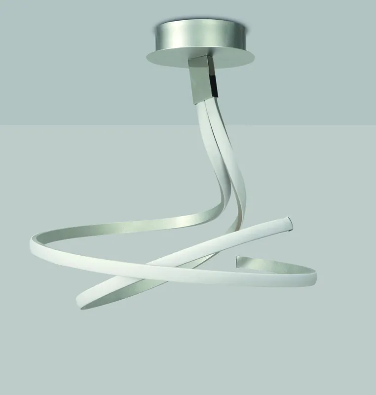 Gran Oferta Mantra Nur plata cromo Lámpara de techo colgante LED dimable gris oscu
