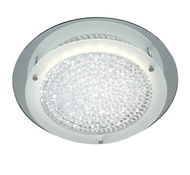 Mantra Crystal LED Mirror Plafón LED gris oscuro 5091 Solo Hoy