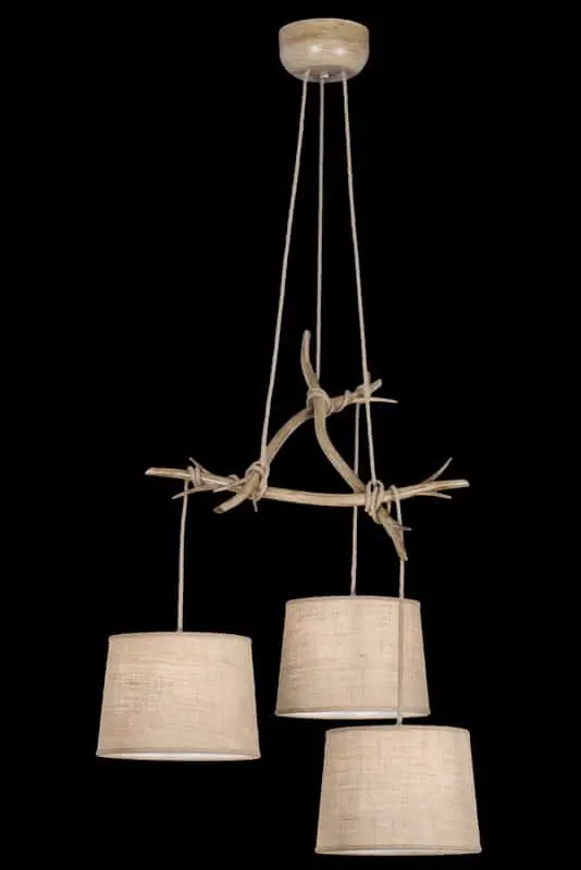 Mantra Sabina Lámpara de techo colgante madera, beige, marrón 6176 Súper Precio