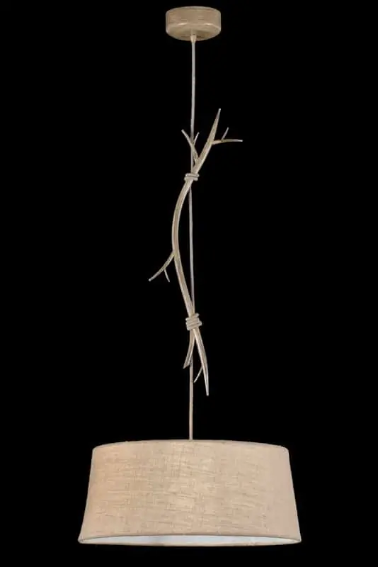 Original Mantra Sabina Lámpara de techo colgante grande madera, beige, marrón 6