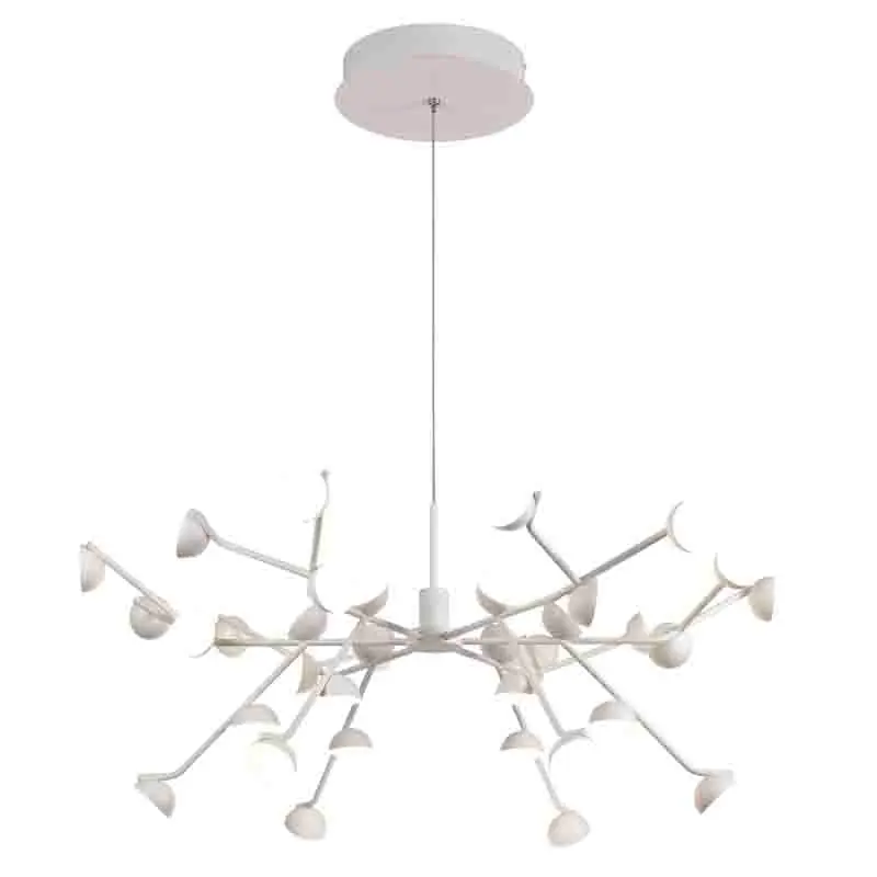 Venta Final Mantra ADN blanco Lámpara de techo colgante LED mediana 6261