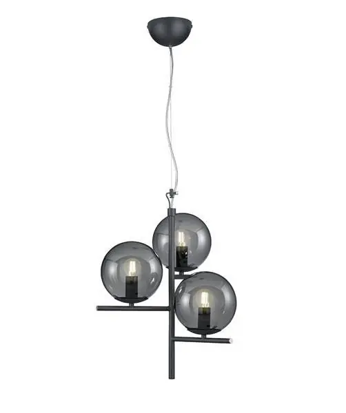 Precio Reducido Trio Pure Lámpara colgante bolas de metal antracita 302000342