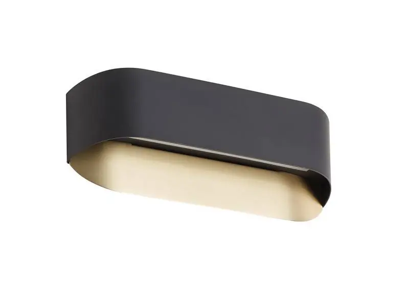 MDC NORA 576305902 Aplique LED Negro Mate + Latón Mate Oferta