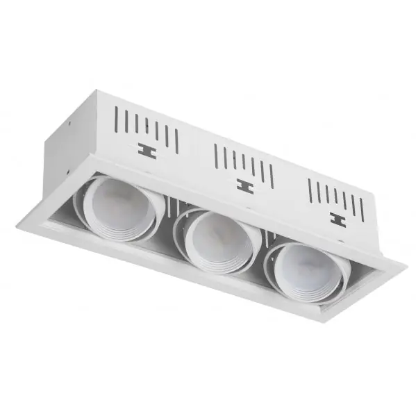 Fabrilamp Augusto Foco Kardan Empotrar 3xgu10 Blanco 11x30bombillas No Oferta Limitada