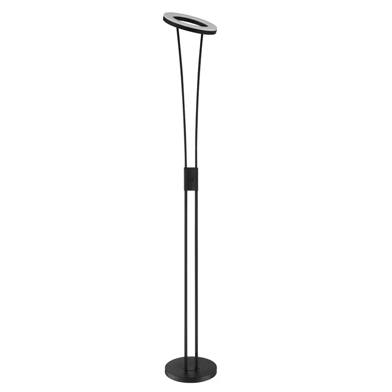 MDC ANELLO S 578669102 Lámpara pie LED 30W 3000lm Negro Tendencia
